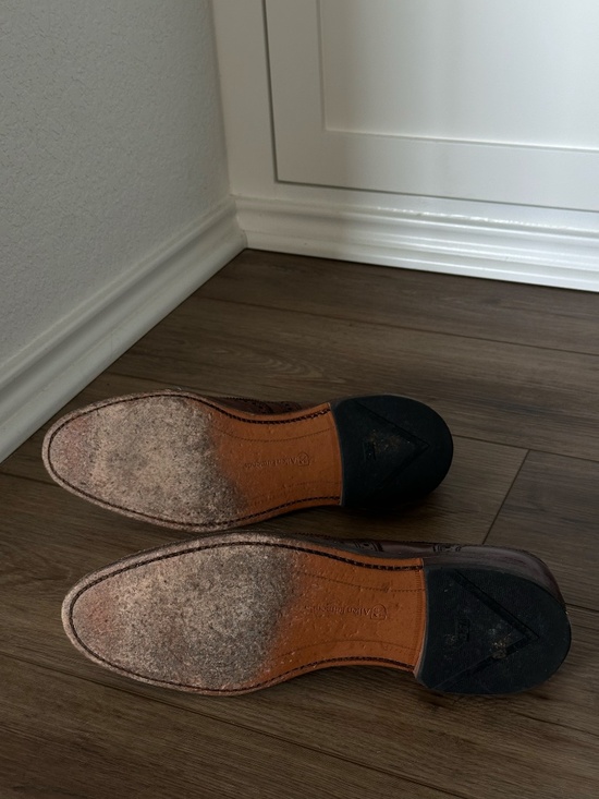 Allen Edmonds McAllister Wingtip Oxford Dress Shoe in Chili Leather main image 4